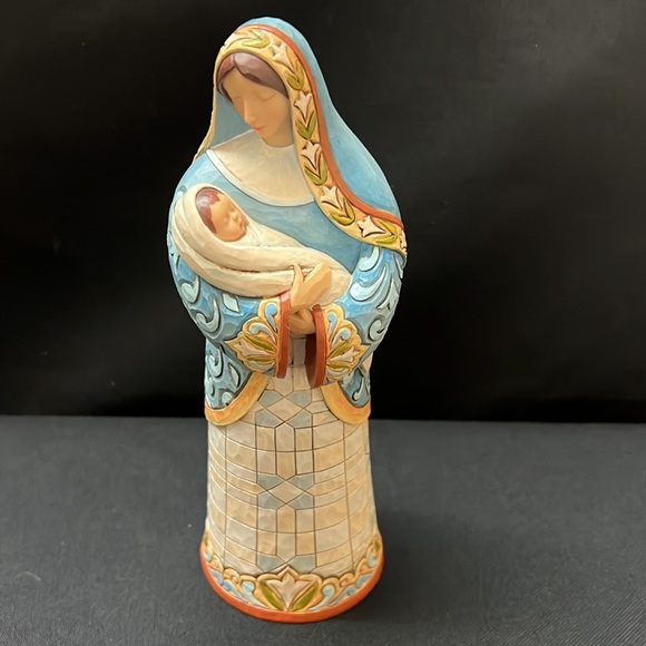 Jim Shore Inspired Our Hearts,Oh Blessed Mother 2012 Mary Mother of God … - Picture 15 of 16